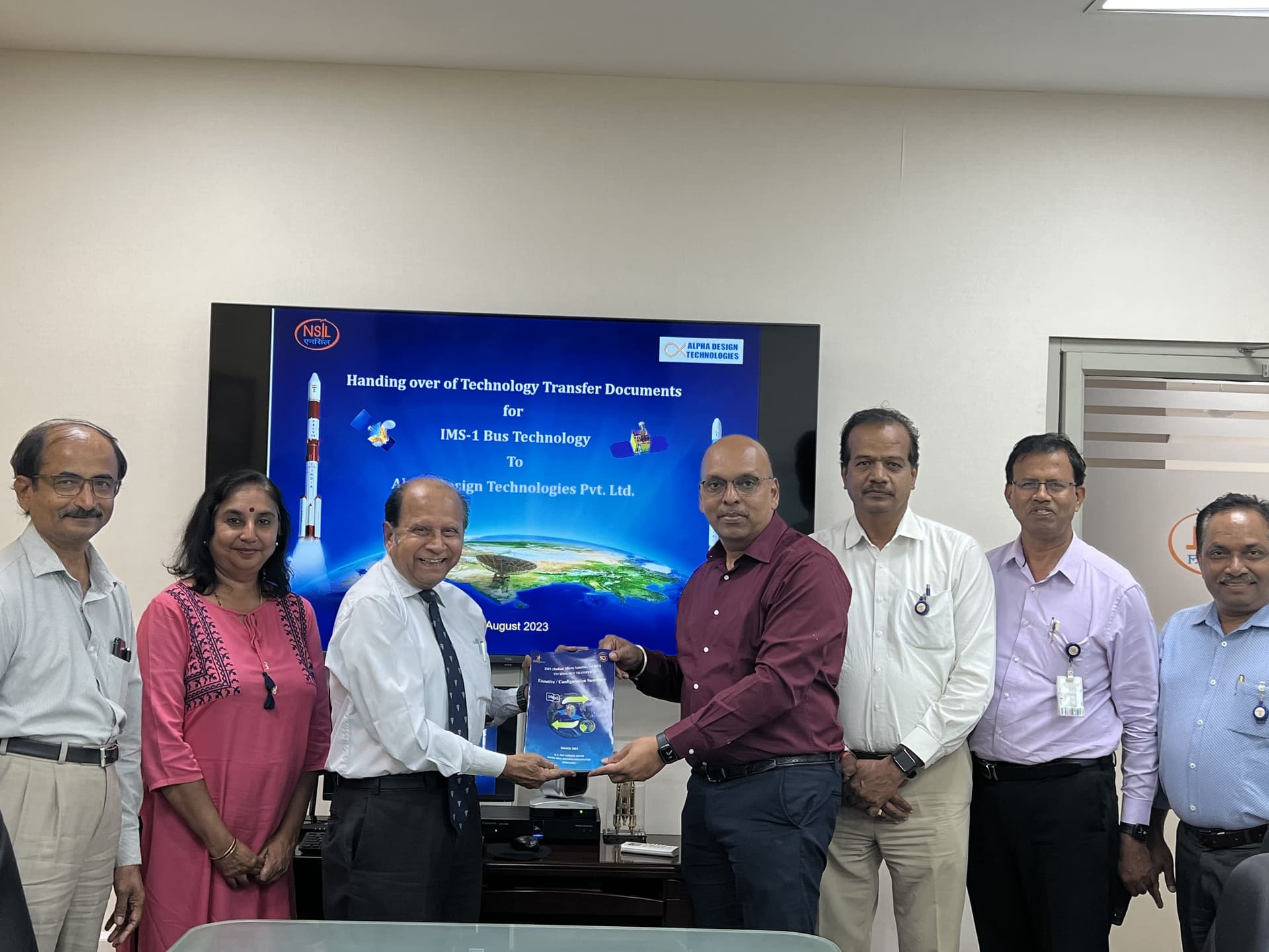 ISRO/NSIL transfers IMS-1 Satellite Bus Technology to ADTL