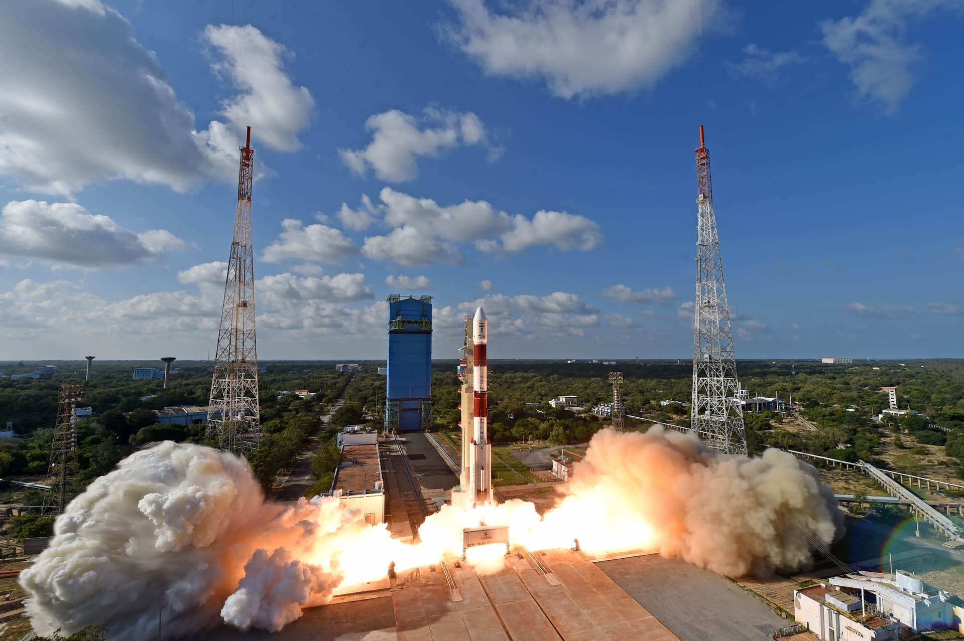 PSLV-C48 successfully launches RISAT-2BR1 and 9 Commercial Satellites from SDSC, SHAR.